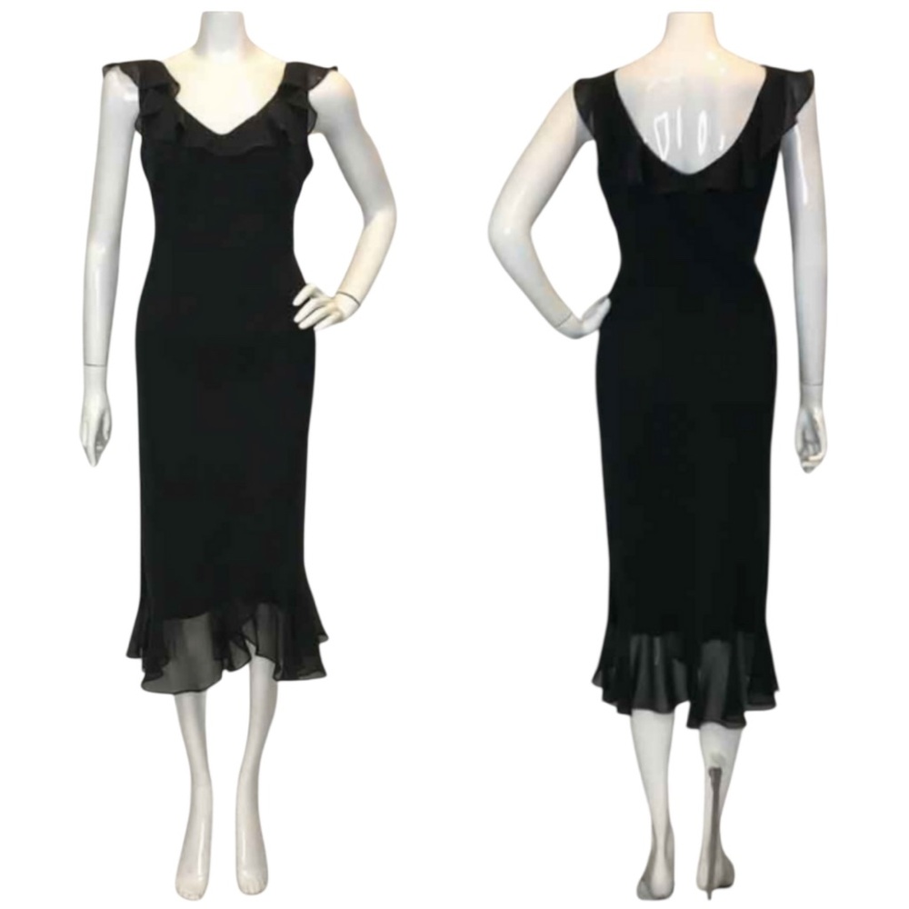 Jones Wear Size 10 Black Cocktail Dress